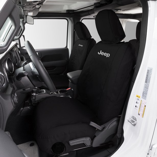 Jeep Wrangler "Jeep" Logo Endura SeatSaver Custom Seat Covers
